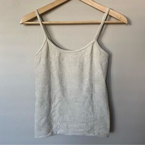 Terry Cloth Spaghetti Strap Tank Top